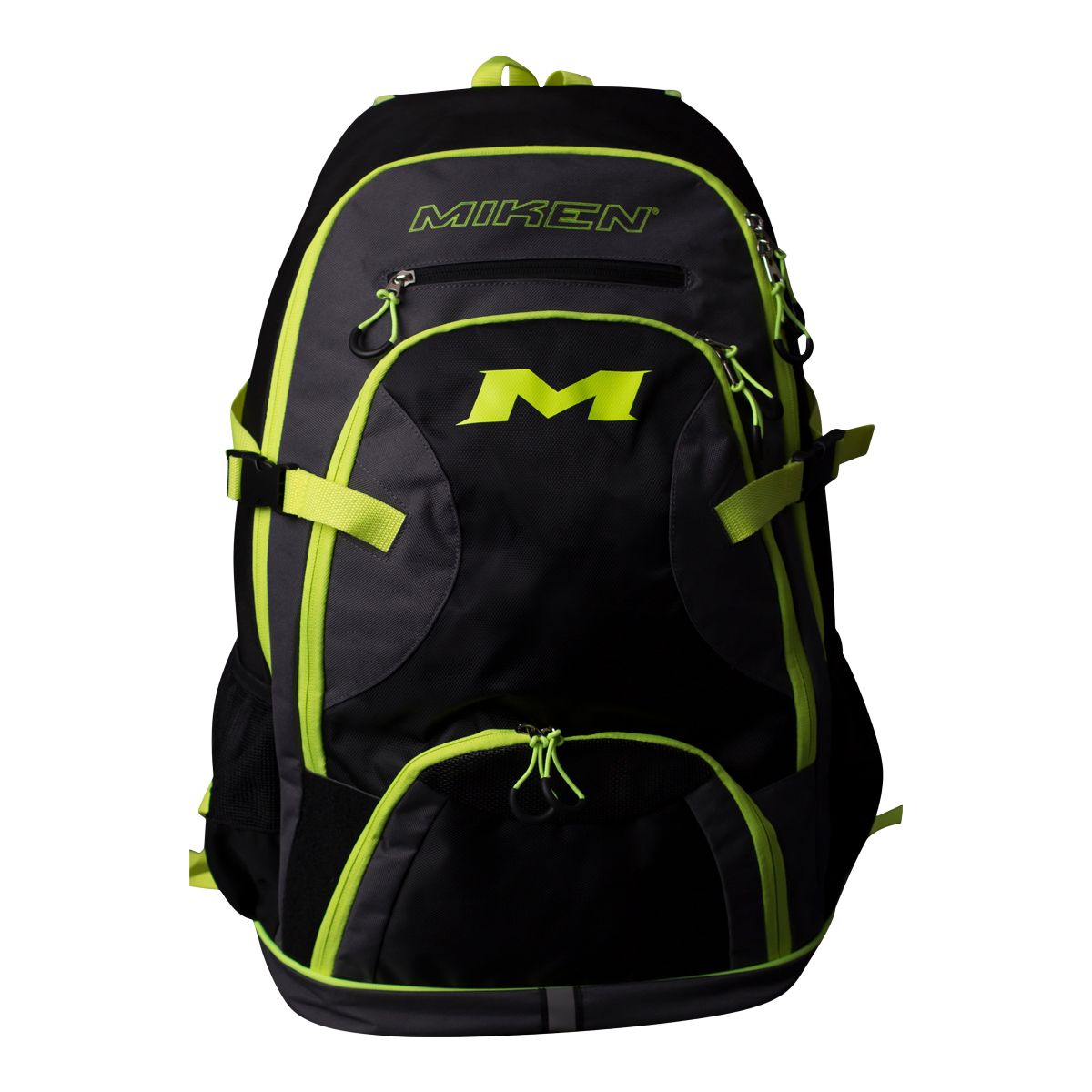 Miken Softball Backpack Front_Flat