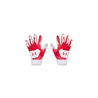Under Armour Clean Up 21 Youth Baseball Batting Gloves Back_Flat