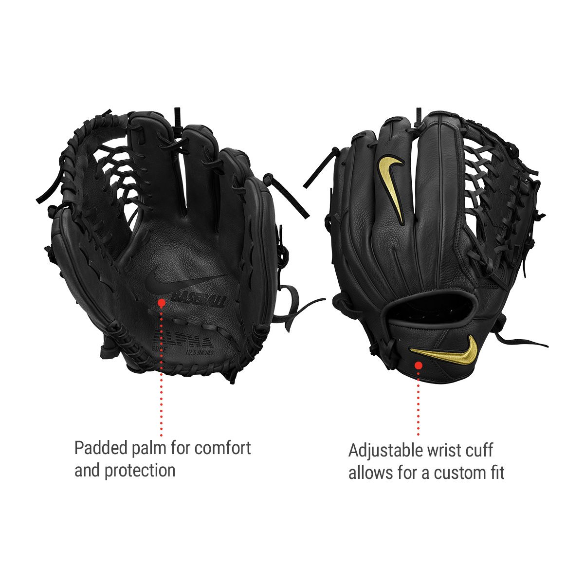 Nike Alpha Edge Mod Trap Web 12.75" Baseball Glove, Right-hand Catch