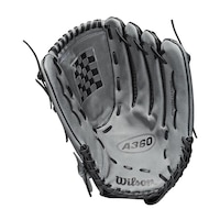 Wilson A360 Slowpitch 14 Inch Baseball Right Hand Catcher Front_Flat