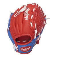 Rawlings Kids Players Series 9" Baseball/Softball Glove, Right-hand Catch, With Ball Back_Flat