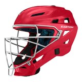 Easton Gametime Large Catchers Helmet Front_Angled_Left