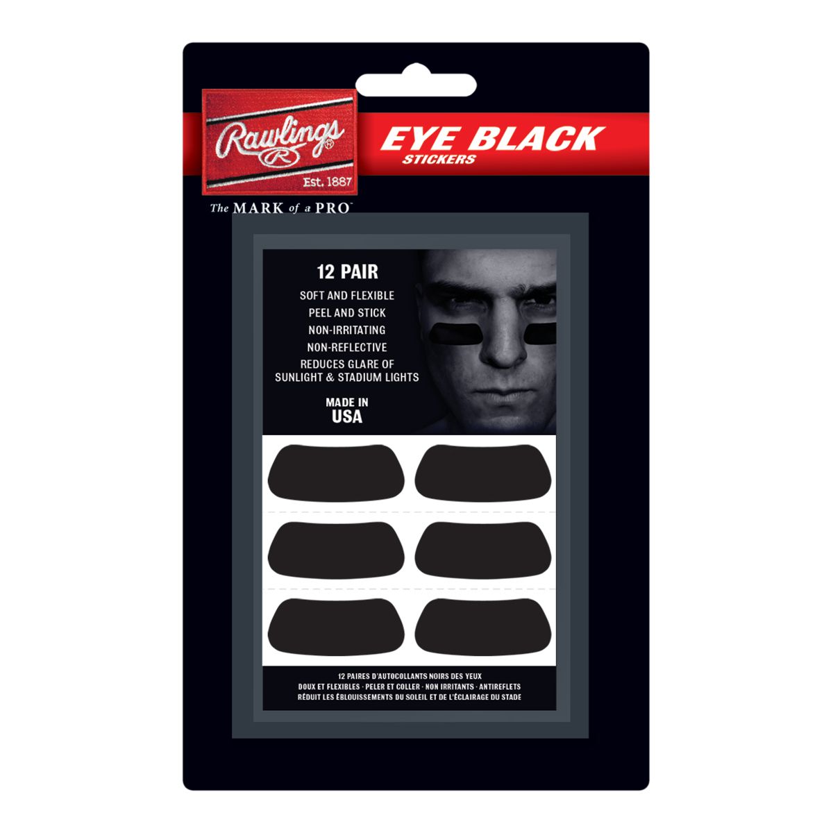 Image of Rawlings Eye Black Stickers