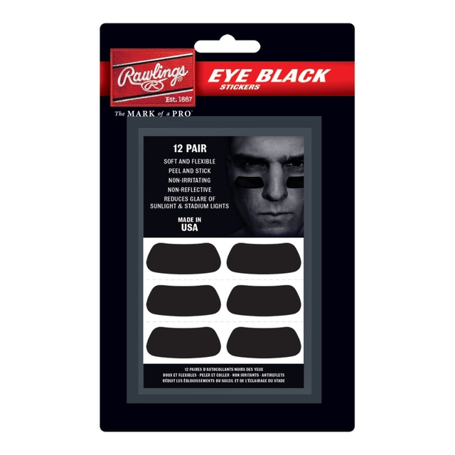Rawlings Eye Black Stickers Front_Flat