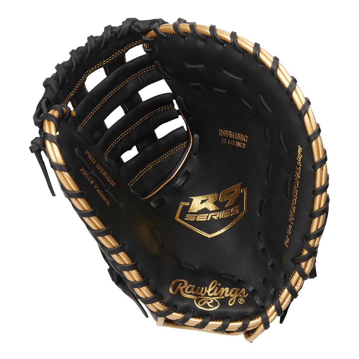 Rawlings R9 Series 12.5 Inch First Base Mitt, Right Hand Catch