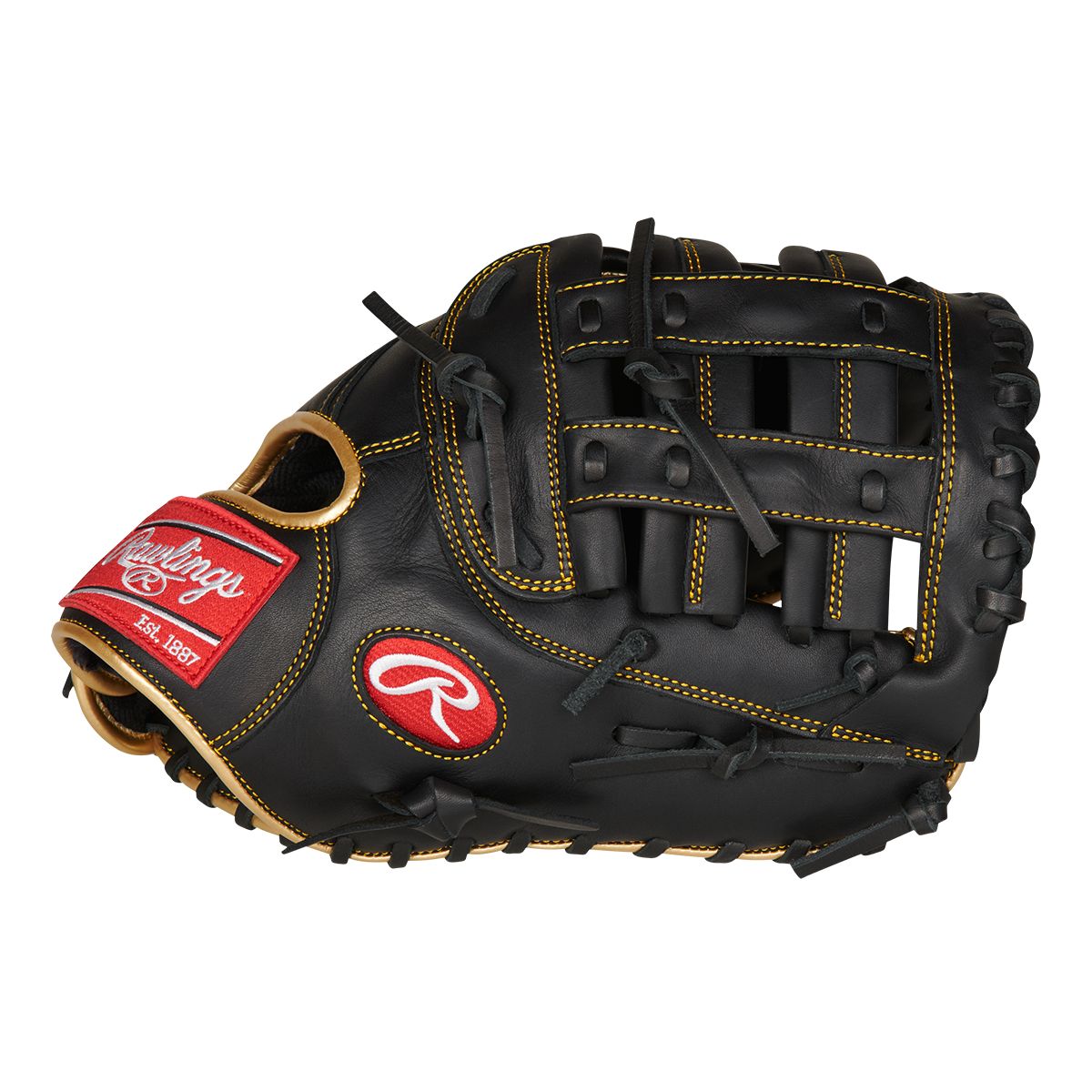 Rawlings R9 Series 12.5 Inch First Base Mitt, Right Hand Catch