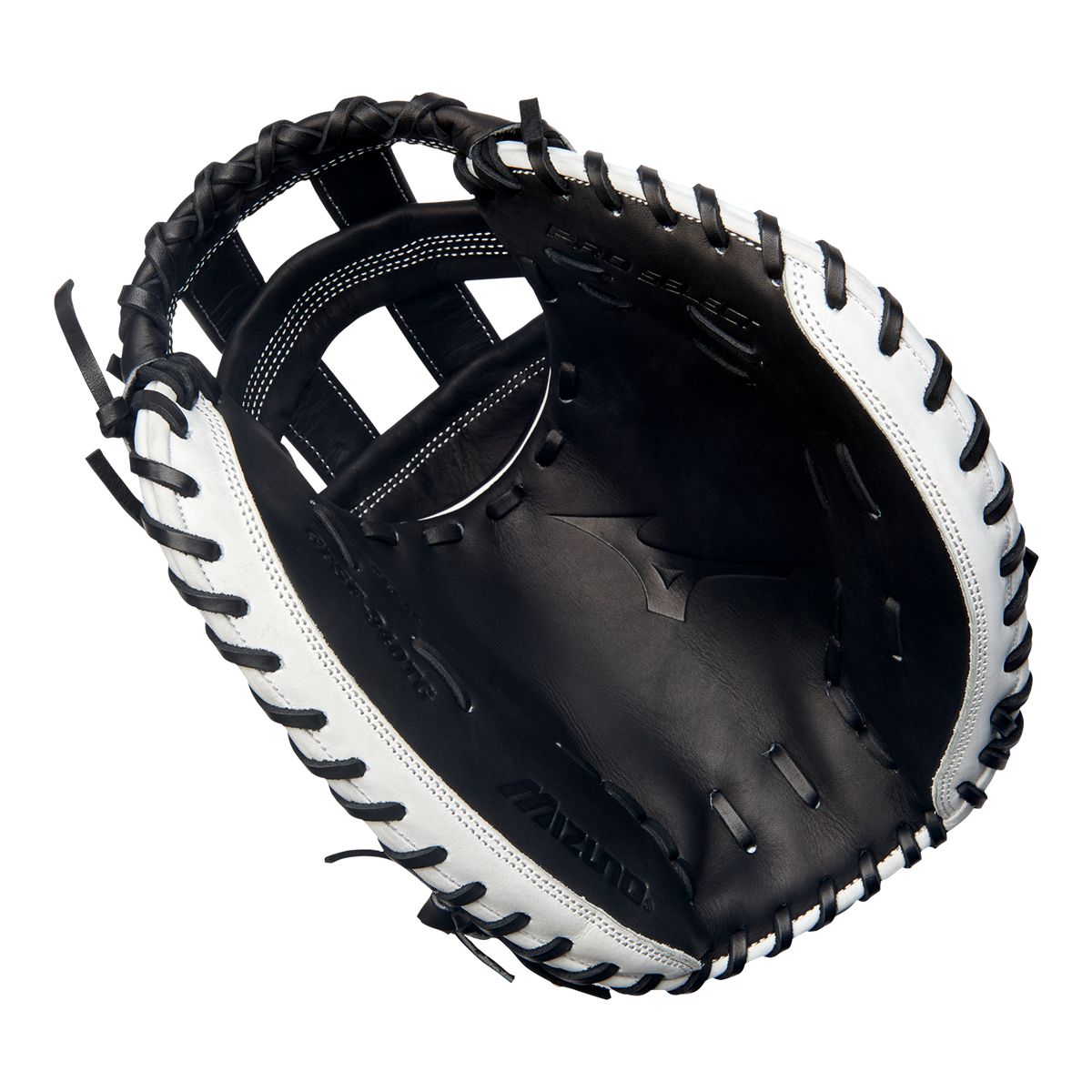 Mizuno Pro Select Fastpitch 34" Baseball Catcher Mitts Back_Flat