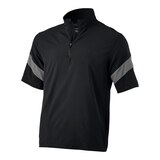 Mizuno Short Sleeve Baseball Hitting Jacket Front_Angled_Left