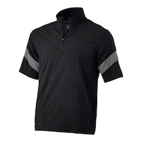 Mizuno Short Sleeve Baseball Hitting Jacket Front_Angled_Left