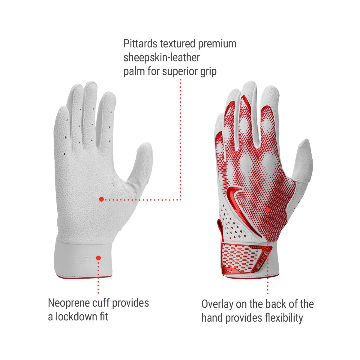 Nike Alpha Elite Baseball Gloves