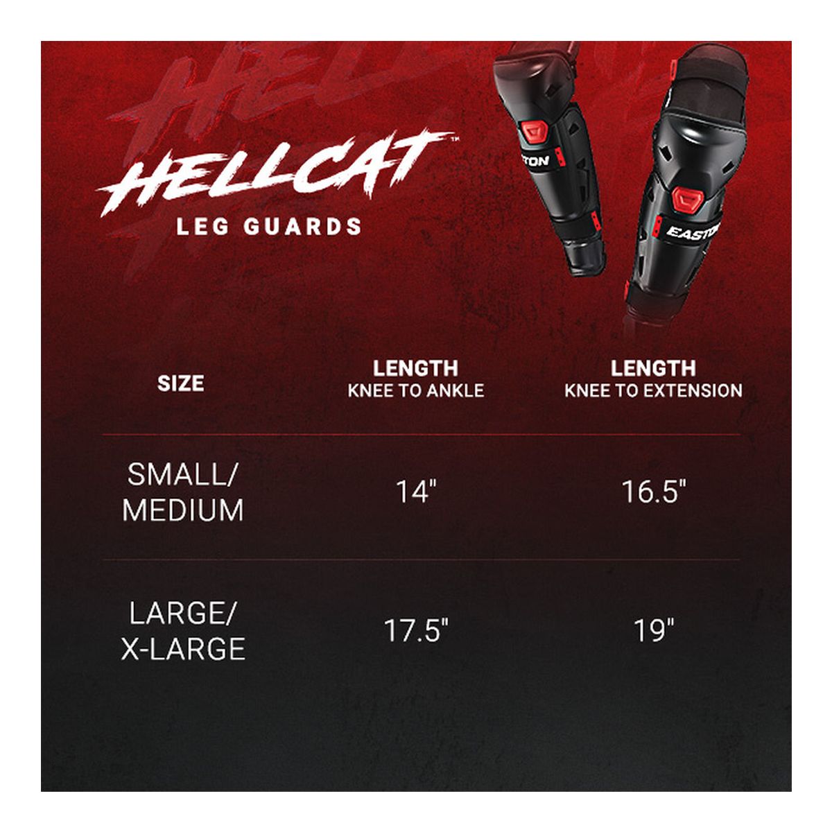 Easton Hellcat Softball Leg Guards