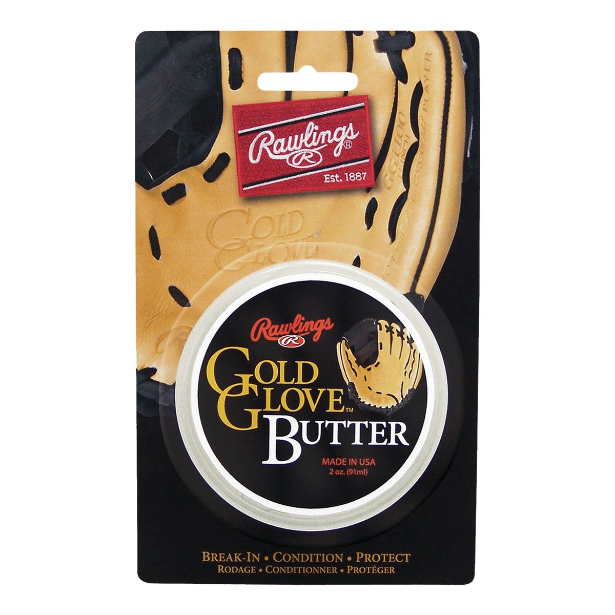 Rawlings Butter Baseball Gloves Front_Flat
