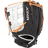 Miken Super Soft Slowpitch 13 Inch Right Hand Baseball Gloves Back_Flat