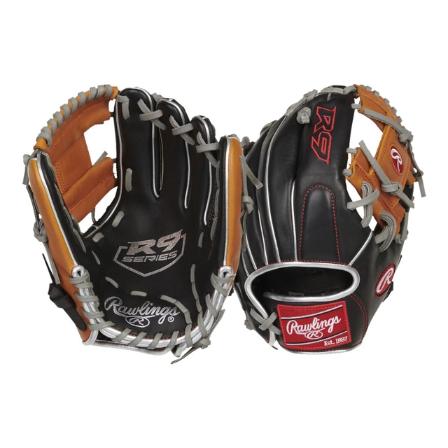 Rawlings R9 Contour 11.25 Inch Baseball Gloves Composite_or_Mixed