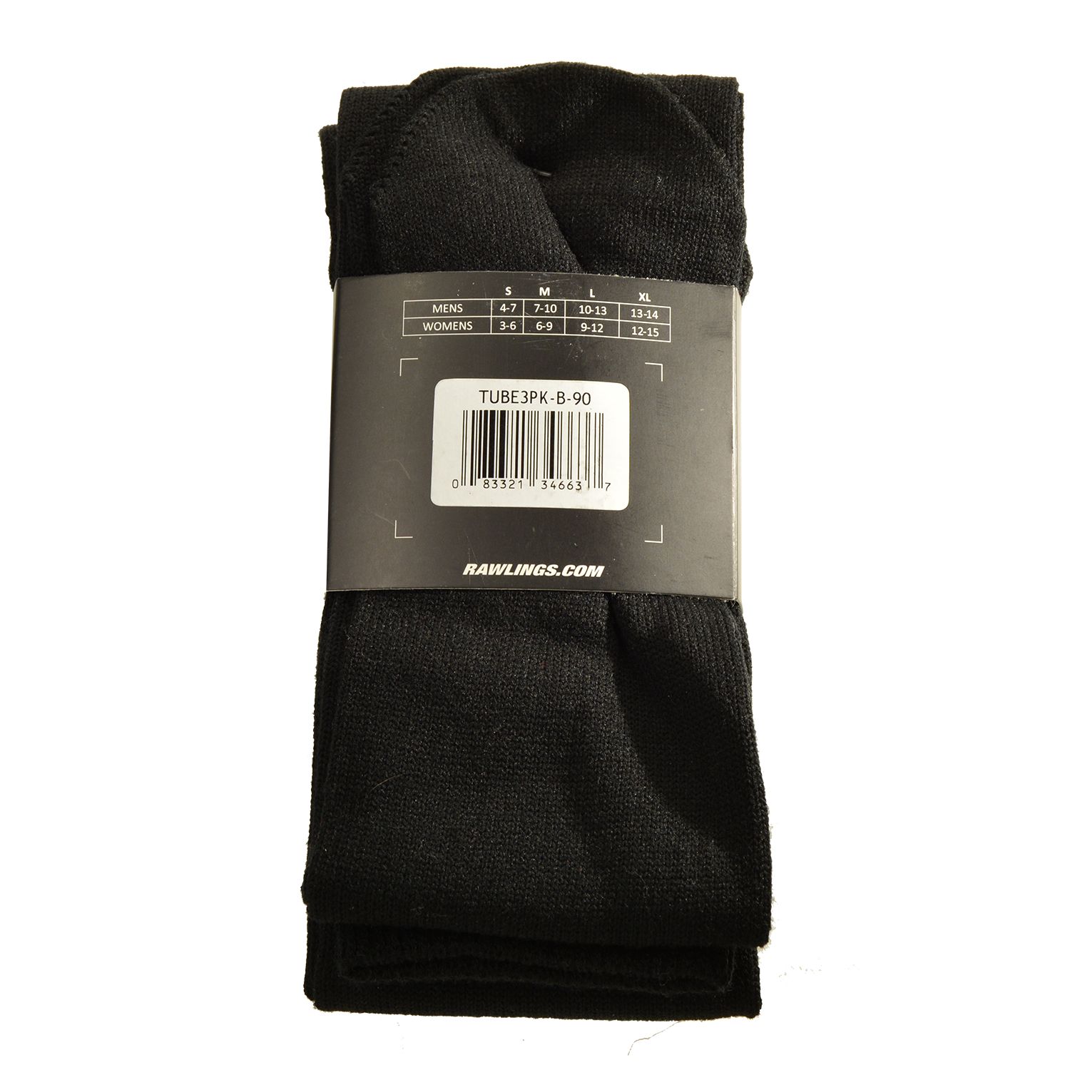 Rawlings Baseball Tube Socks - 3 Pack