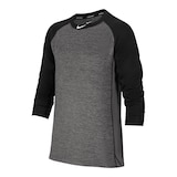 Nike Youth Dri-Fit 3/4 Baseball Sleeve Top Front_Three_Fourths_Angled_Left
