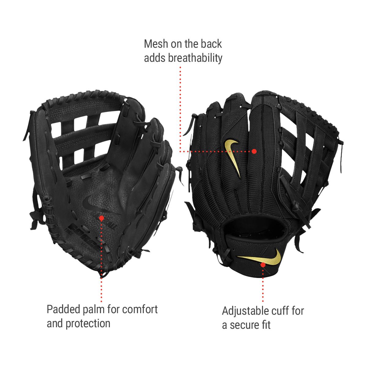 Nike Force Edge H-Web 12.5" Baseball Glove