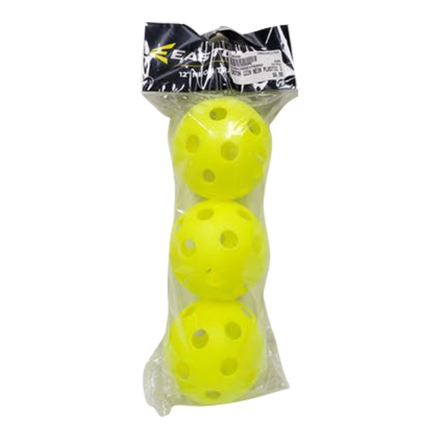Rawlings Plastic Softball Training Balls - 3 Pack Front_Flat