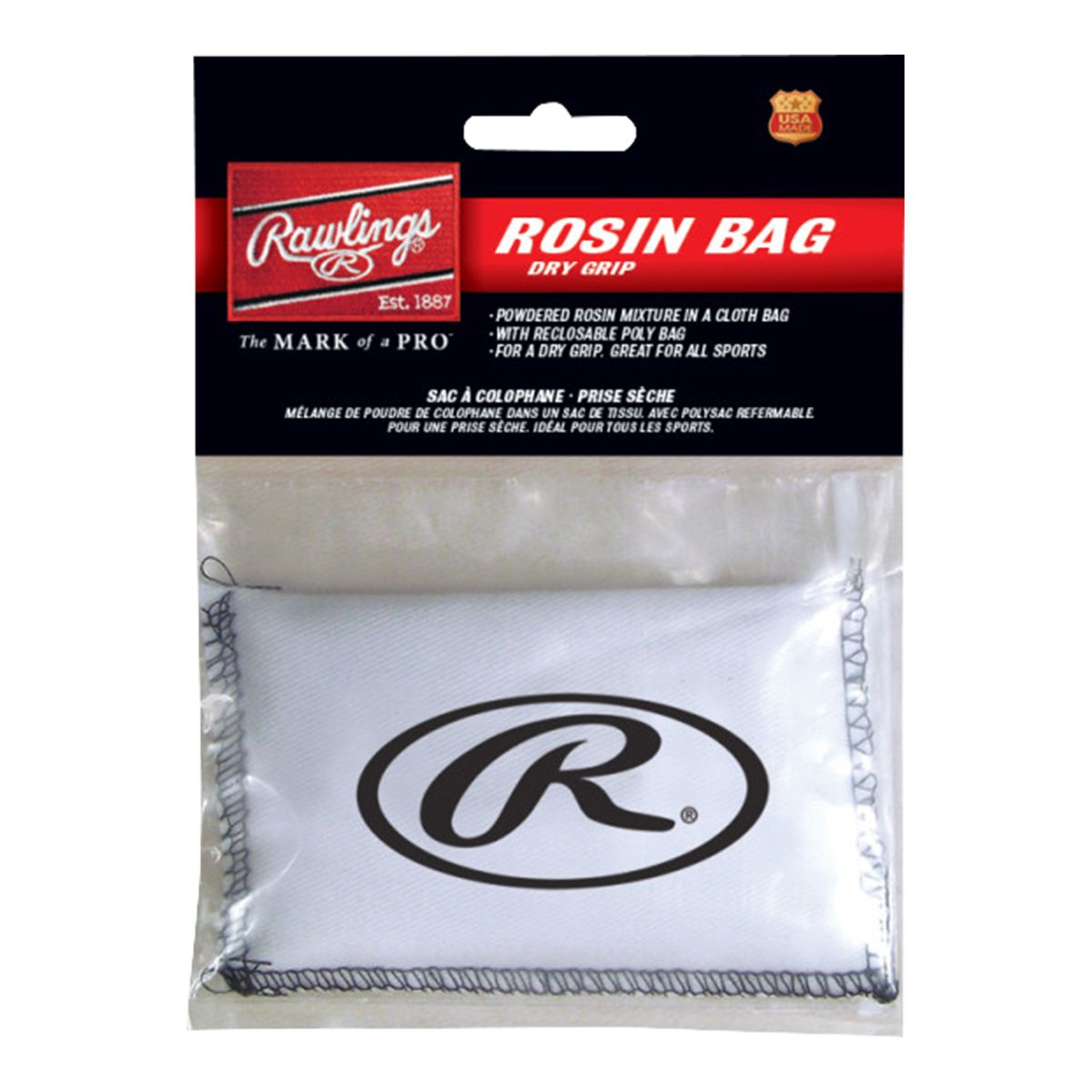 Rawlings Small Rosin Bag Front_Flat