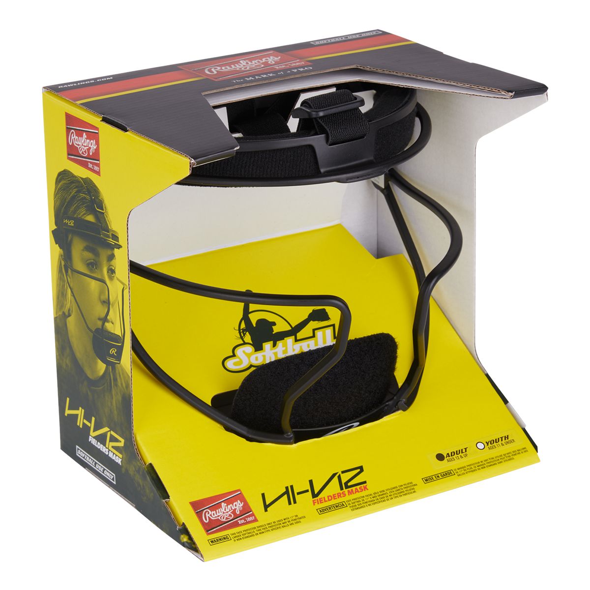 Rawlings Hi-Viz Fielder's Mask