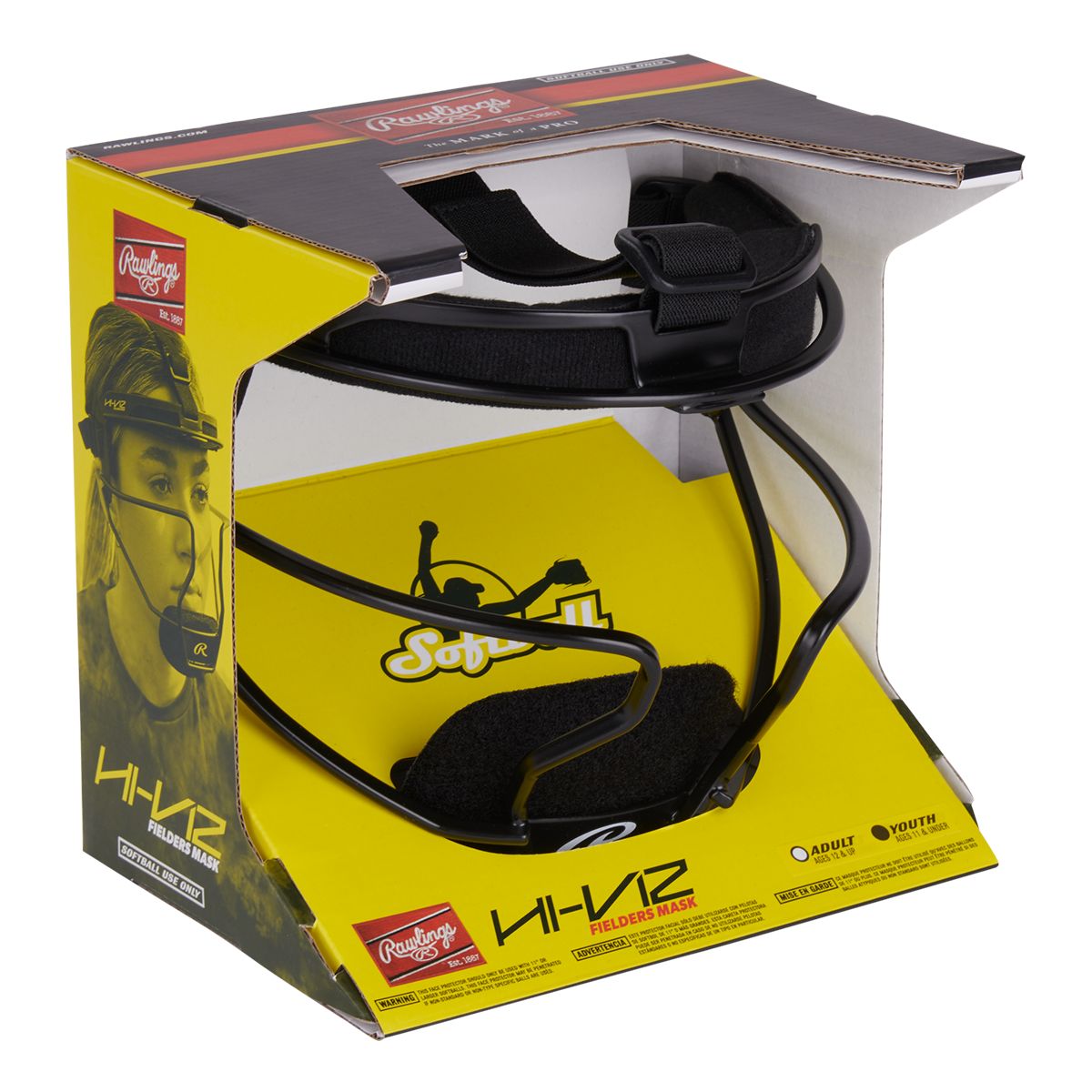 Rawlings Youth Hi-Viz Fielder's Mask