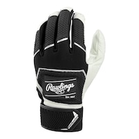 Rawlings Workhorse Pro Baseball Batting Gloves Back_Flat