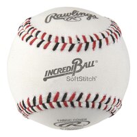Rawlings Incrediball Softstitch 9 Inch Baseball Front_Flat
