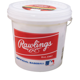 Rawlings 8u/olb3 Baseball Practice Bucket Of 24 Baseballs Front_Angled_Left