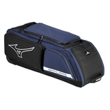 Mizuno Samurai Baseball Wheel Bag Front_Angled_Left