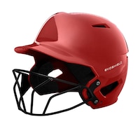 Evoshield XVT Luxe Softball Batting Helmet With Mask Front_Three_Fourths_Angled_Left