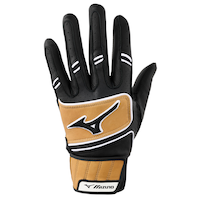 Mizuno Pro Select Baseball Batting Gloves Back_Flat