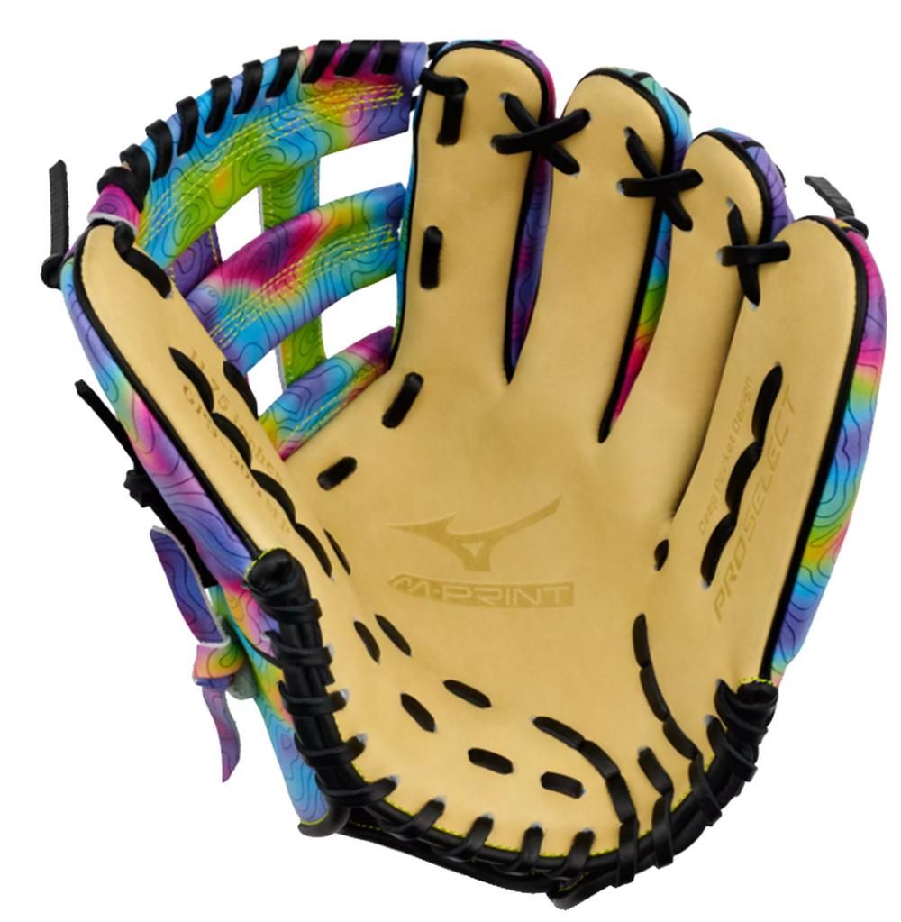 Mizuno Pro Select M-Print H-Web 11.75 Baseball Gloves