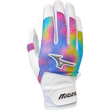 Mizuno Dreamy Baseball Batting Gloves Back_Flat
