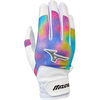 Mizuno Dreamy Baseball Batting Gloves Back_Flat