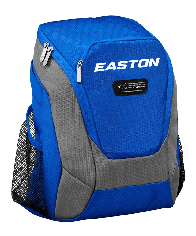 Easton Dugout Youth Backpack Front_Angled_Right