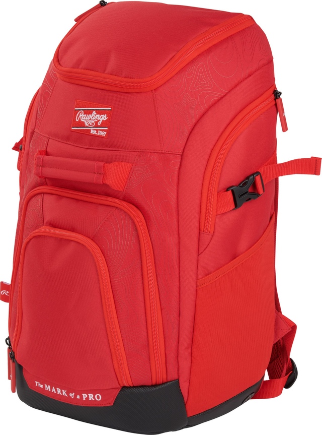 Rawlings Franchise 2 Baseball Backpack Front_Angled_Left