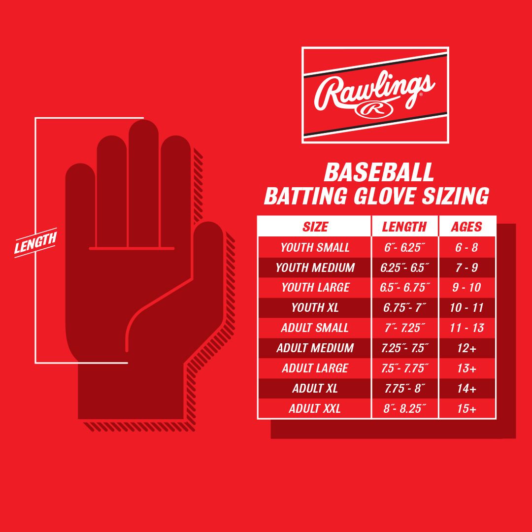 Rawlings Workhorse Pro Baseball Batting Gloves