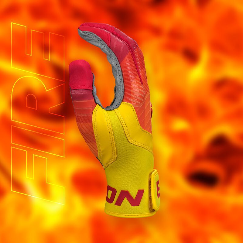 Easton Walk-Off Ethos Fire Baseball Batting Gloves