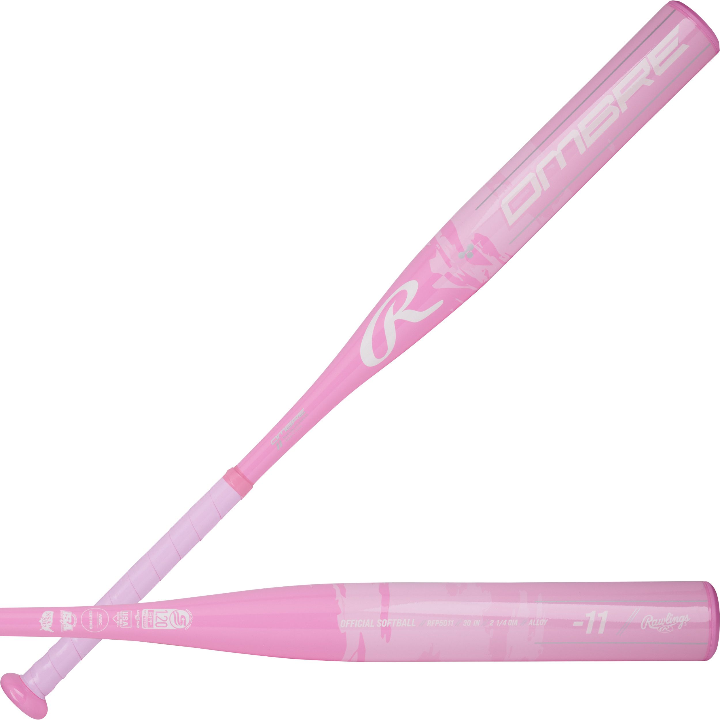 Rawlings Ombre Fastpitch (-11) Baseball Bat