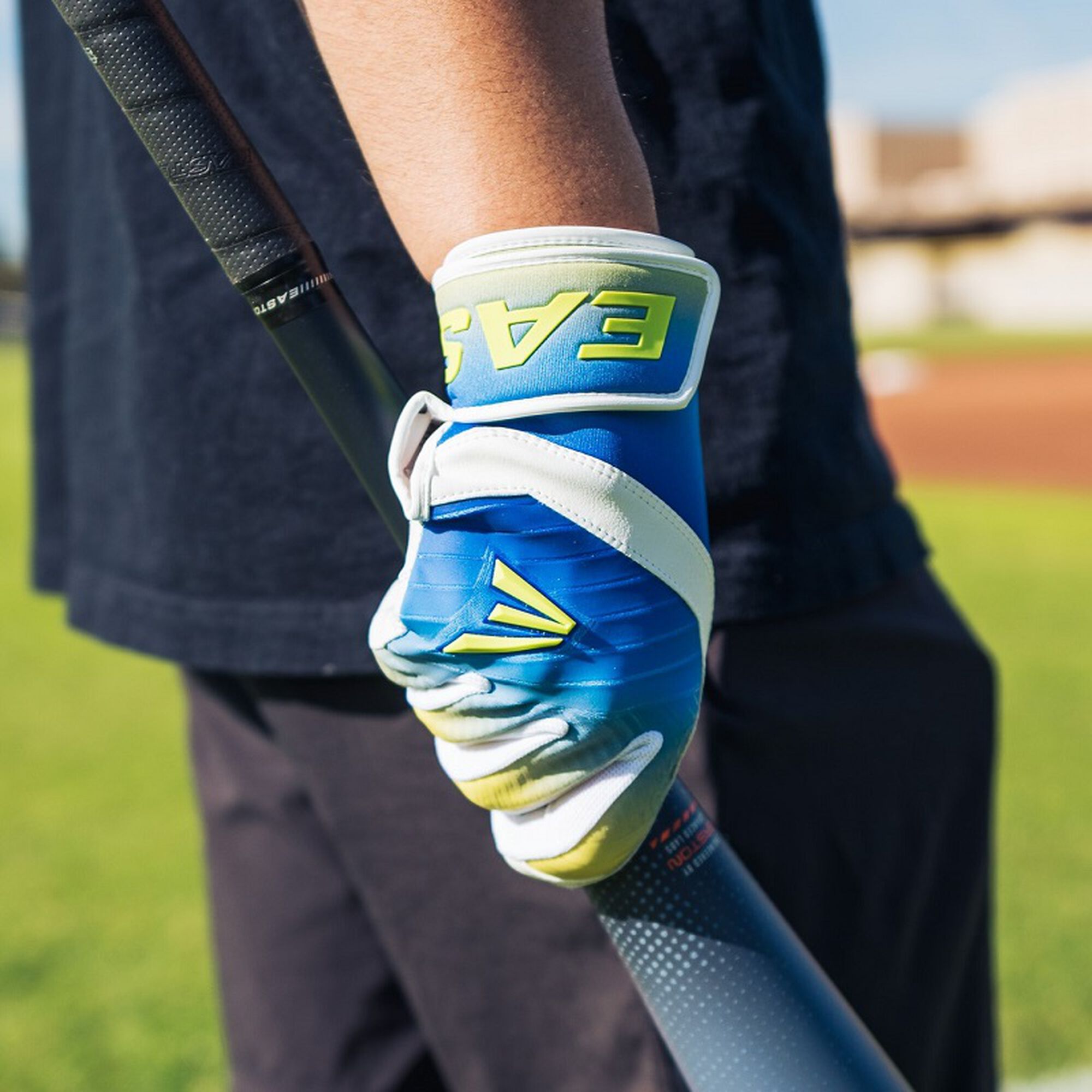 Easton Walk-Off Ethos Fire Youth Baseball Batting Gloves