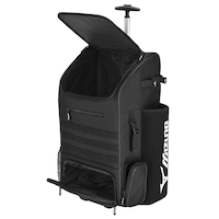 Mizuno Pro Wheel Backpack Front_Angled_Left