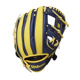 Wilson Savannah Bananas™ A200 EZ Catch 10.0 Inch Baseball Gloves Back_Flat