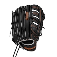 Wilson A700 12.5 Inch Single-Post Baseball Right Hand Catcher Back_Flat