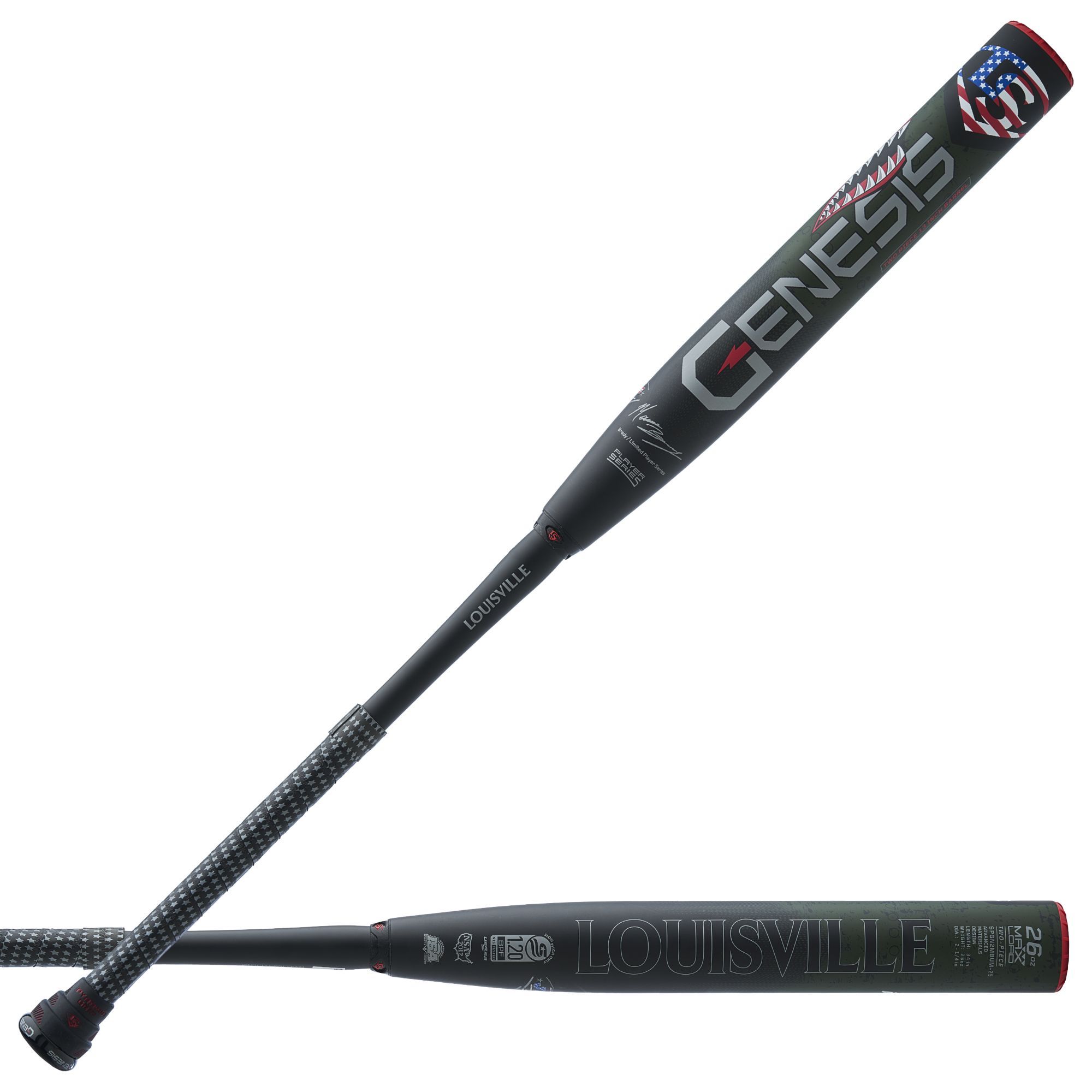 Louisville Genesis 2 Piece Slowpitch Baseball Bat