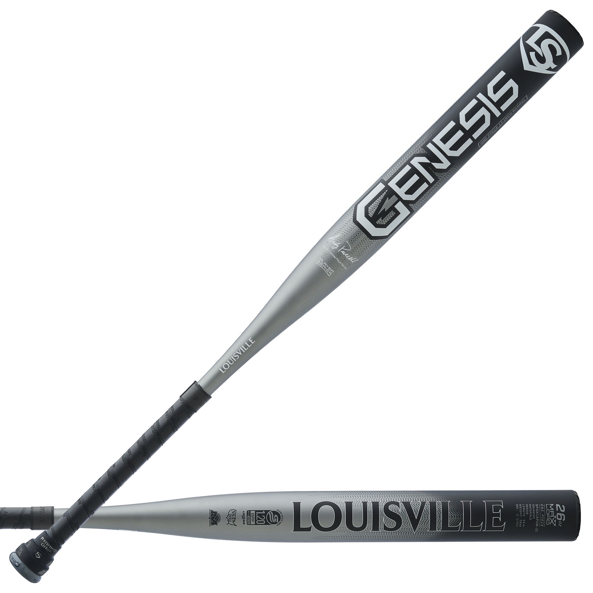 Louisville Genesis Purcell 1 Piece End Load Slowpitch Baseball Bat