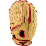 Mizuno Varsity 13.0 Adult Slowpitch Left Hand Baseball Gloves Back_Flat