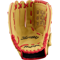 Mizuno Varsity 13.0 Adult Slowpitch Left Hand Baseball Gloves Front_Flat