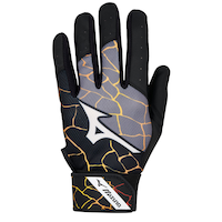 Mizuno MVP Adult Baseball Batting Gloves Back_Flat