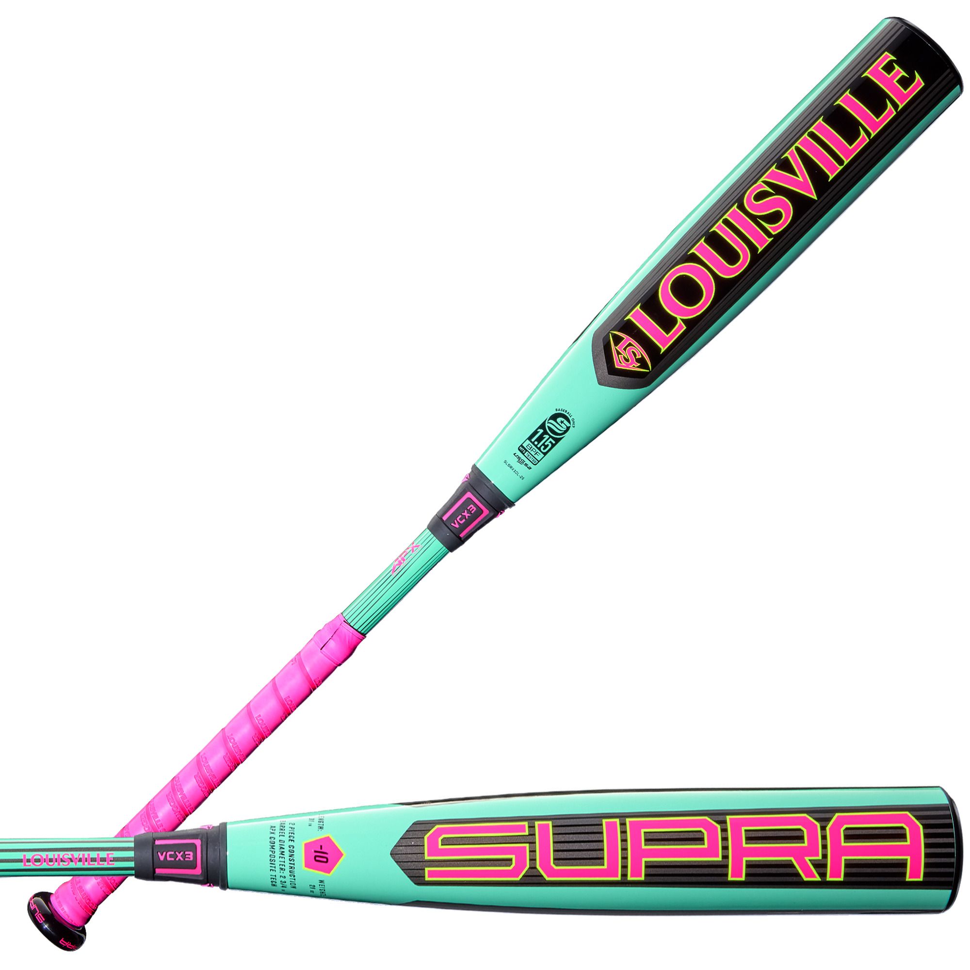 LOUISVILLE Supra USSSA Baseball Bat (-10)