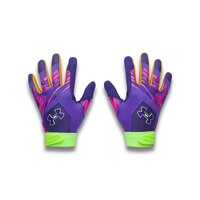 Under Armour Clean Up Le Adult Baseball Batting Gloves Back_Flat